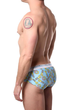 Male Basics Nuts/Bolts-Printed Hipster Brief thumbnail 3