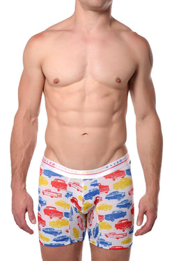 Male Basics Old Cars Printed Hipster Boxer Brief thumbnail 4