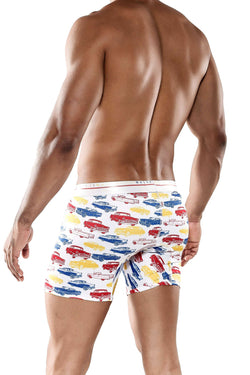 Male Basics Old Cars Printed Hipster Boxer Brief thumbnail 2