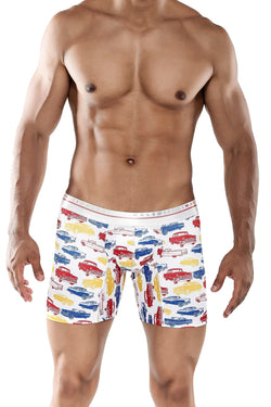 Male Basics Old Cars Printed Hipster Boxer Brief thumbnail 1