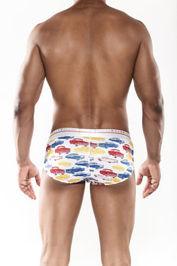 Male Basics Old Cars Printed Hipster Brief thumbnail 3