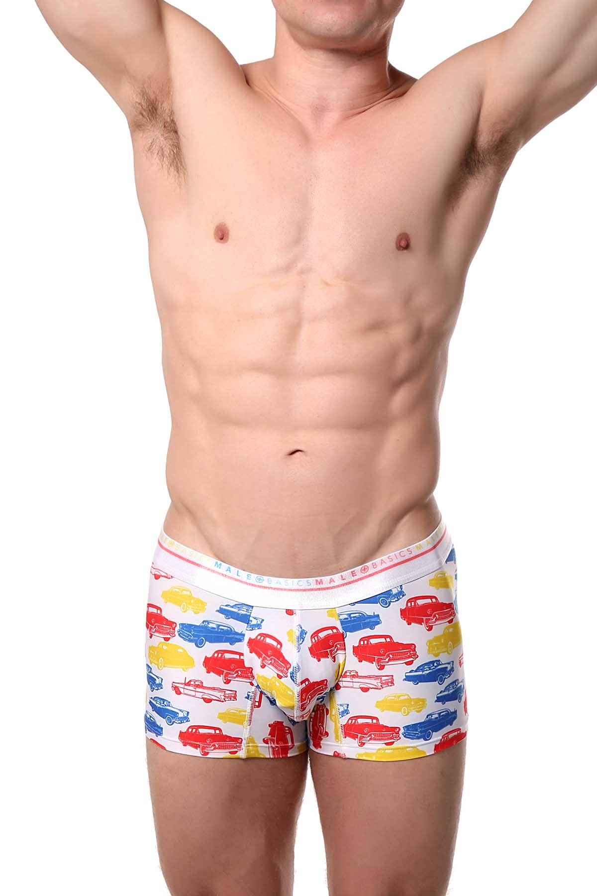 Male Basics Old-Cars Printed Hipster Trunk