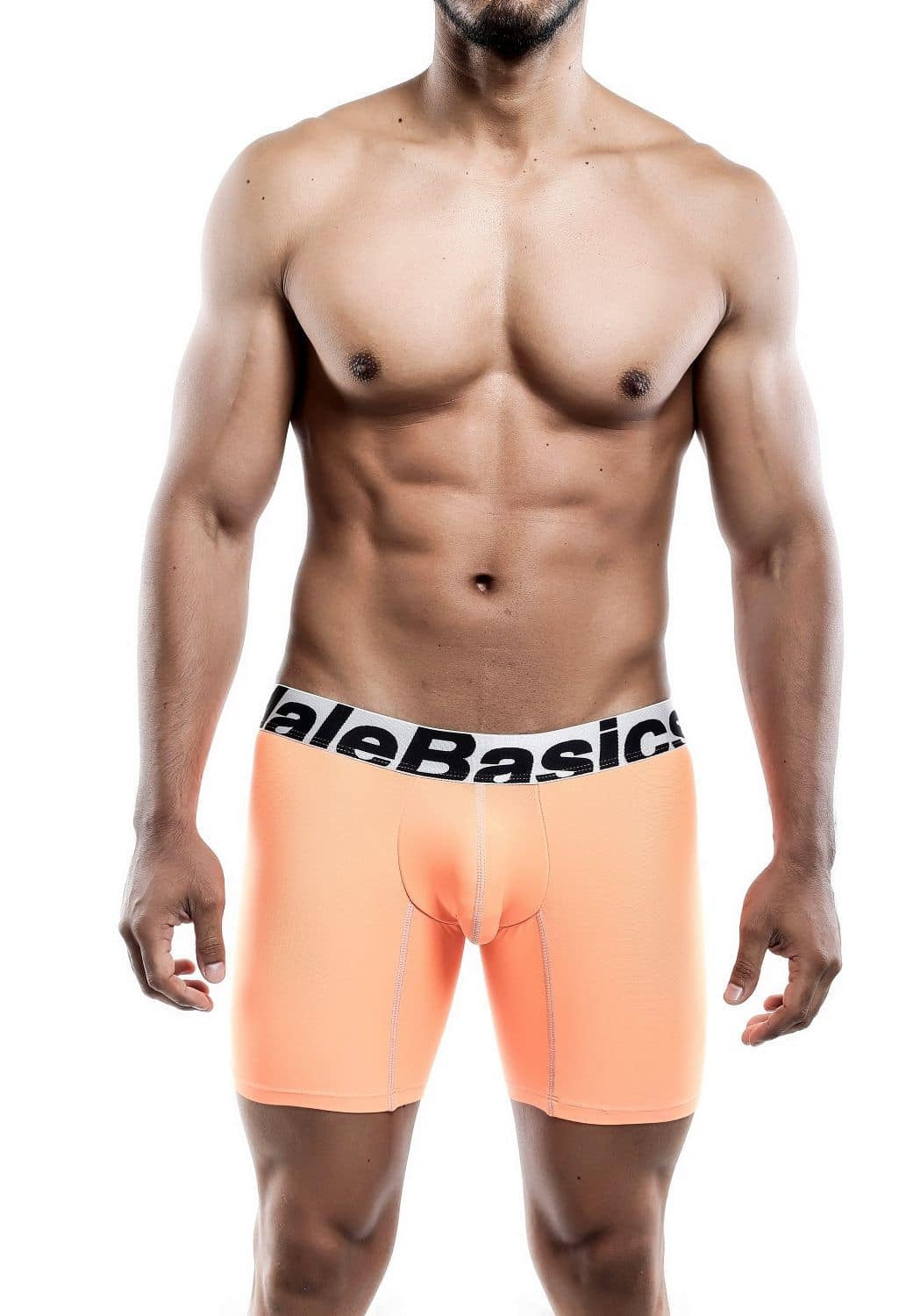 Male Basics Orange Microfiber Boxer Brief