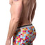 Male Basics Plum Pixels Hipster Trunk