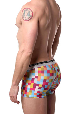 Male Basics Plum Pixels Hipster Trunk thumbnail 3