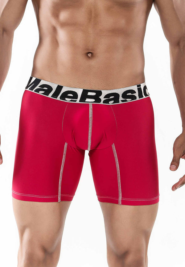 Male Basics Red Microfiber Boxer Brief