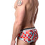 Male Basics Red Pixels Hipster Brief