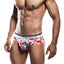 Male Basics Red Pixels Hipster Brief