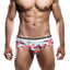 Male Basics Red Pixels Hipster Brief