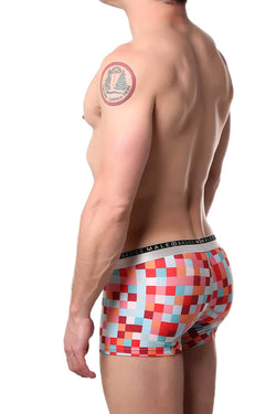 Male Basics Red Pixels Hipster Trunk thumbnail 4