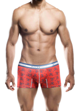 Male Basics Red SoCal Bull Dog Trunk