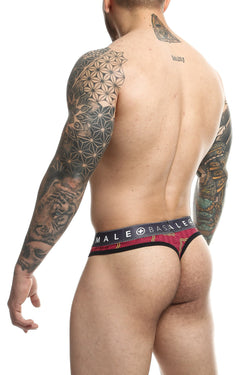 Male Basics Red Tweed Sexy Pouch Thong thumbnail 4