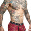 Male Basics Red Tweed Sexy Pouch Trunk
