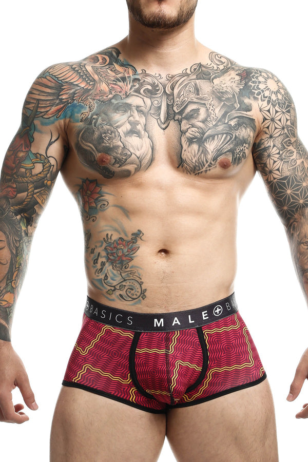 Male Basics Red Tweed Sexy Pouch Trunk