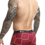 Male Basics Red Tweed Sexy Pouch Trunk