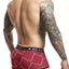 Male Basics Red Tweed Sexy Pouch Trunk