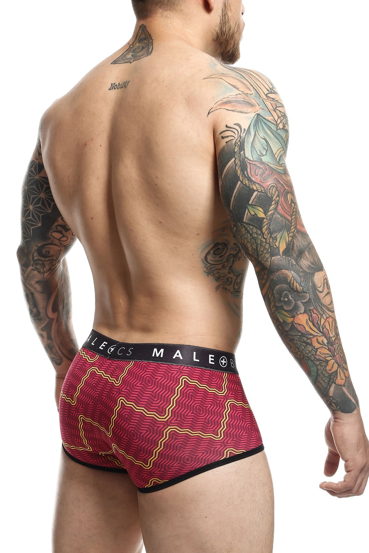 Male Basics Red Tweed Sexy Pouch Trunk