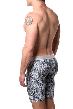 Male Basics Snow Microfiber Long Boxer Brief thumbnail 2