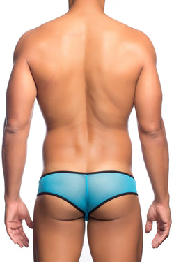 Male Basics Turquoise Cheek Mesh Boxer thumbnail 2