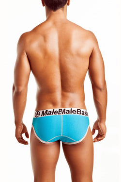 Male Basics Turquoise Contrast Brief thumbnail 2