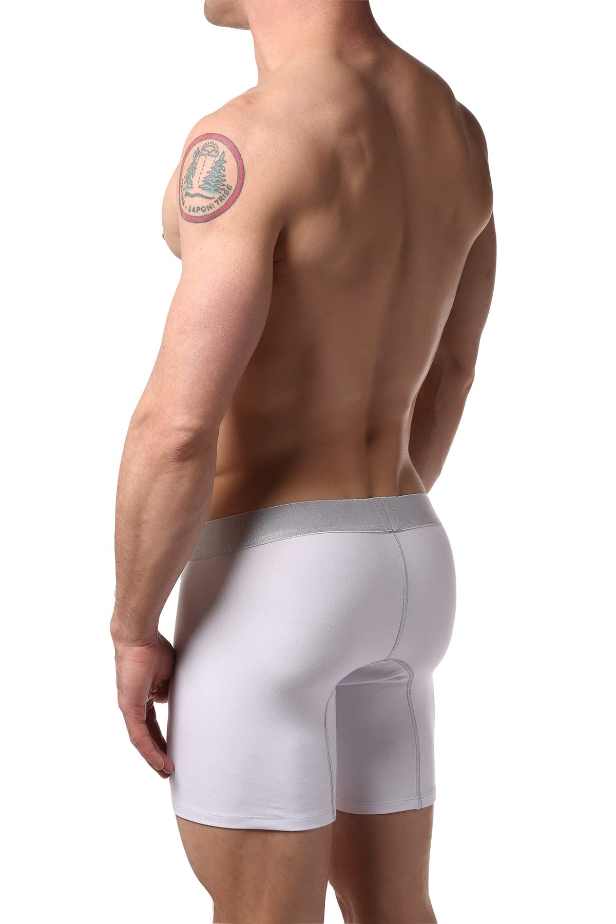 Male Basics White Boxer Brief