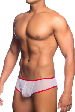 Male Basics White Cheek Mesh Boxer thumbnail 1