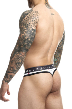 Male Basics White Confetti Sexy Pouch Thong thumbnail 4