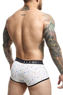 Male Basics White Confetti Sexy Pouch Trunk thumbnail 4
