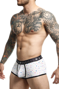 Male Basics White Confetti Sexy Pouch Trunk thumbnail 3