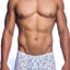Male Basics White Lace Boy Short