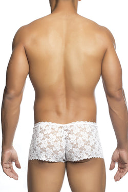 Male Basics White Lace Boy Short thumbnail 2