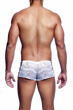Male Basics White Lace Boyshort thumbnail 3