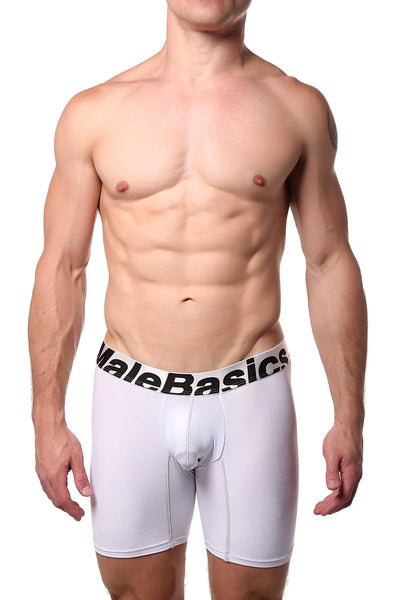 Male Basics White Microfiber Boxer Brief