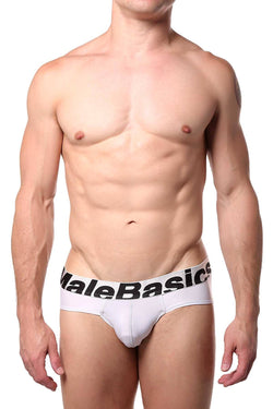 Male Basics White Microfiber Brief thumbnail 1