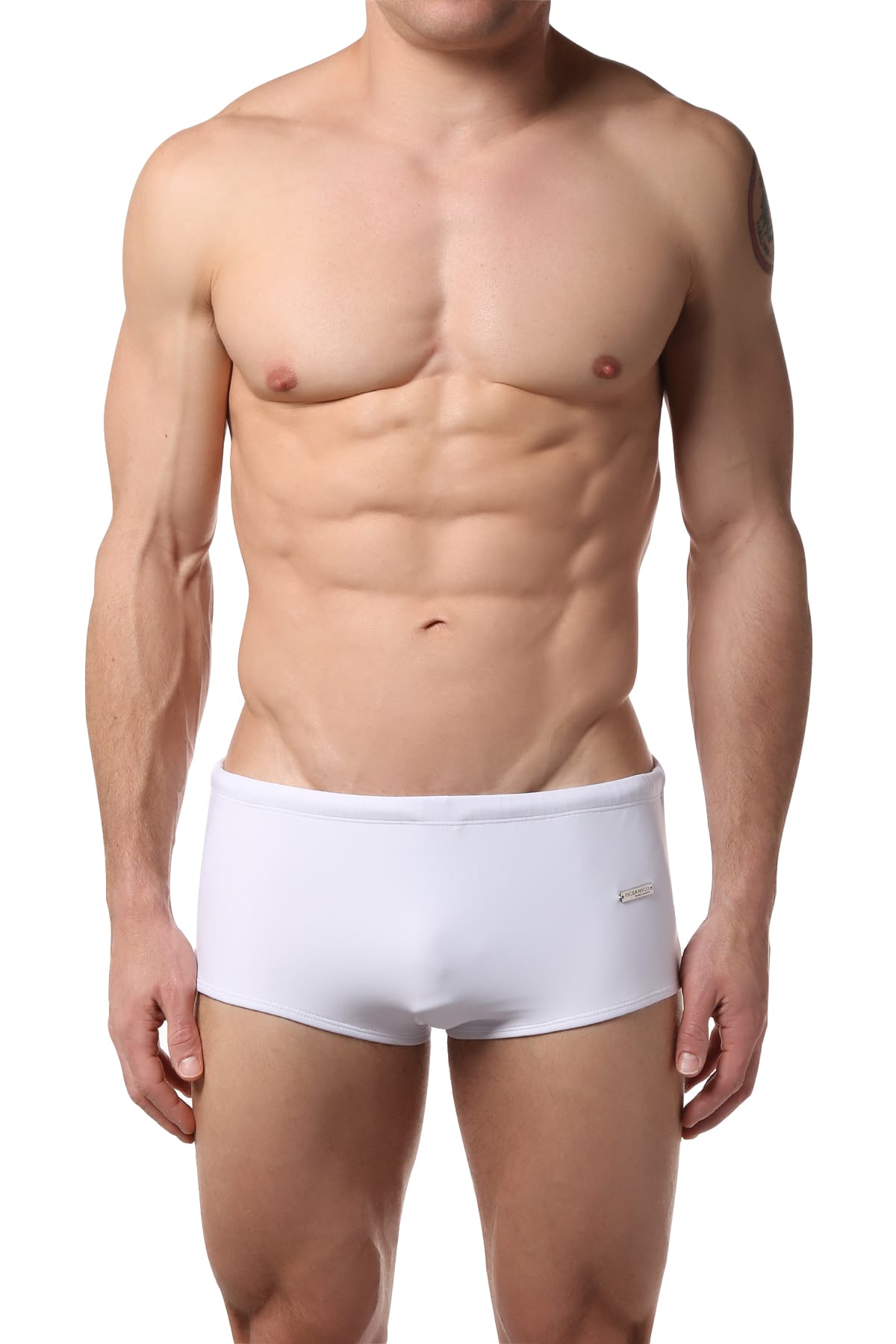 Male Basics White Sunga Swim Brief