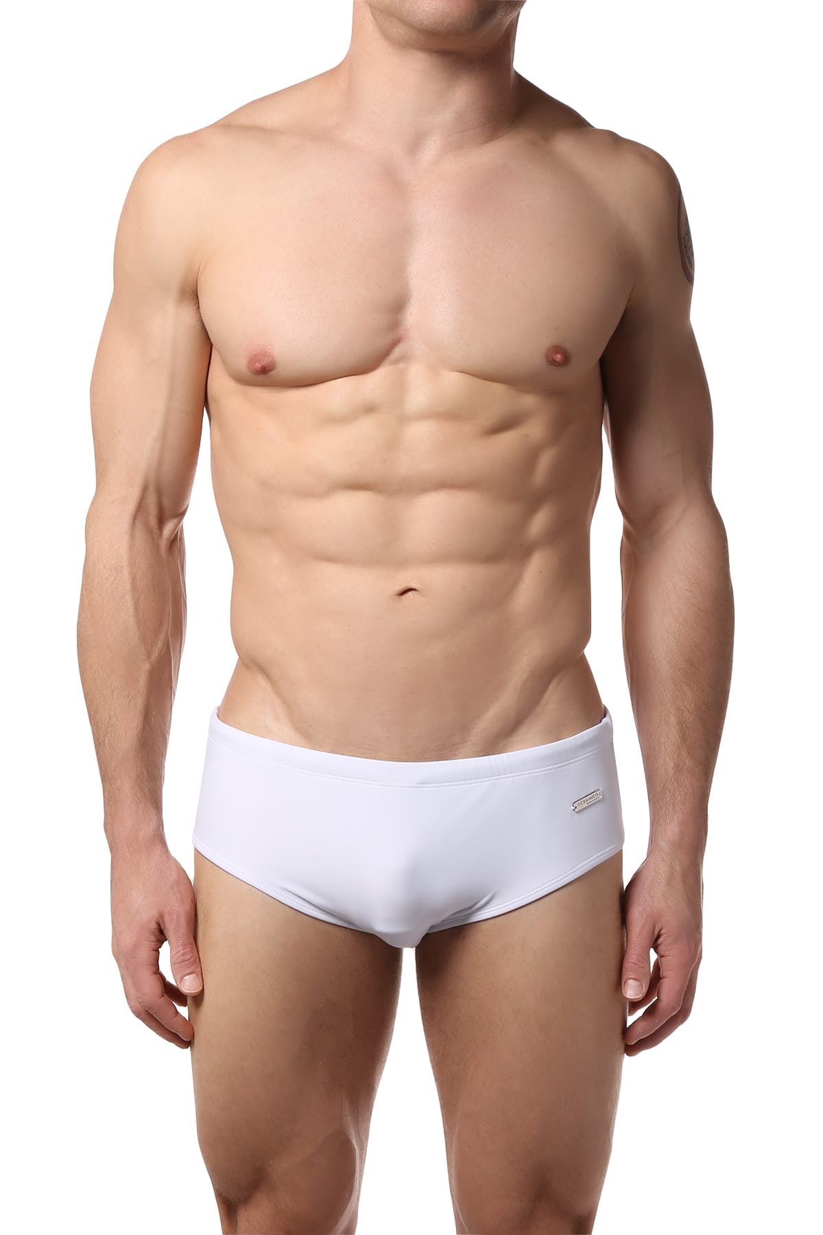Male Basics White Swim Bikini
