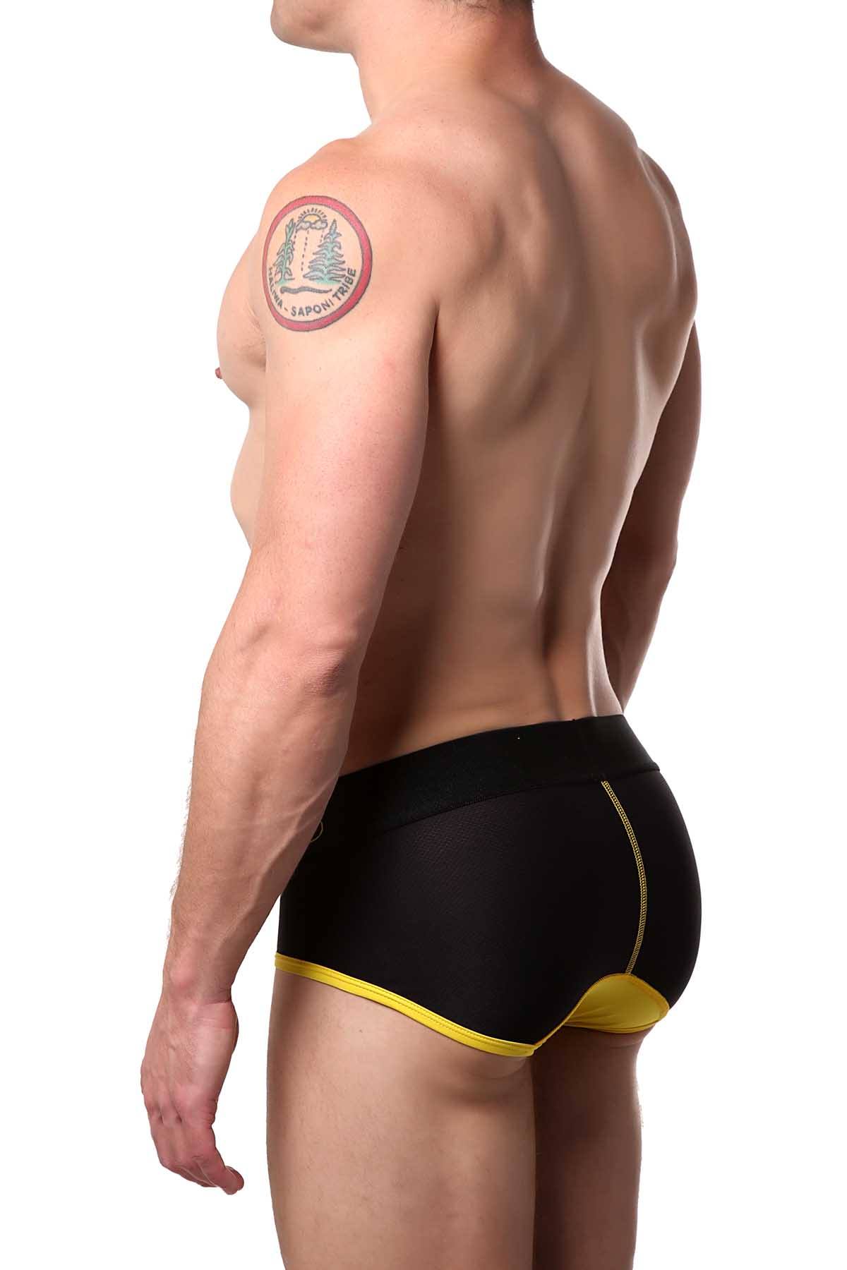 Male Basics Yellow Neon Brief