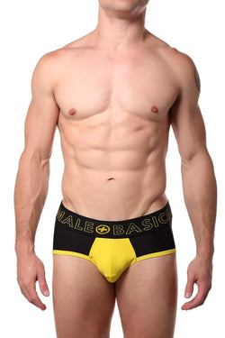 Male Basics Yellow Neon Brief thumbnail 3