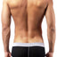 Male Power Black Athletic-Mesh Sport Trunk