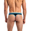 Male Power Black Cutting-Edge Cut-Out Thong