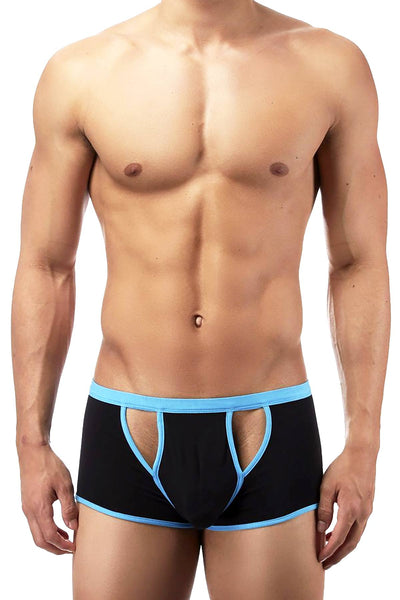 Male Power Black Cutting-Edge Cut-Out Trunk