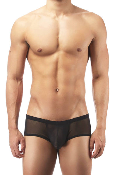 Male Power Black Euro-Male Mesh Mini-Pouch Trunk