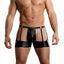 Male Power Black Extreme Garter Short with Ring