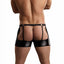 Male Power Black Extreme Garter Short with Ring