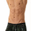 Male Power Black/Green Sheer Velvet Animal Burnout Trunk