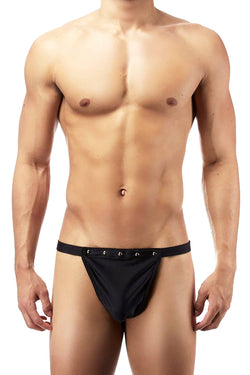 Male Power Black Rip-Off Thong thumbnail 1