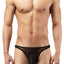 Male Power Black Stretch-Net Bong Thong