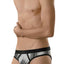 Male Power Black/White Geometric-Dot Jock-Brief