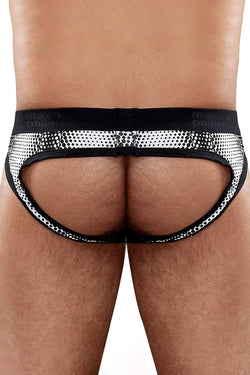 Male Power Black/White Geometric-Dot Jock-Brief thumbnail 2