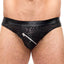 Male Power Black Zip-It 2X Zip Bikini Brief